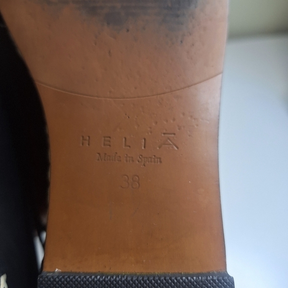 Helia made in Spain suede lace-up ballet style pointed to flats SZ 8 - Picture 7 of 10